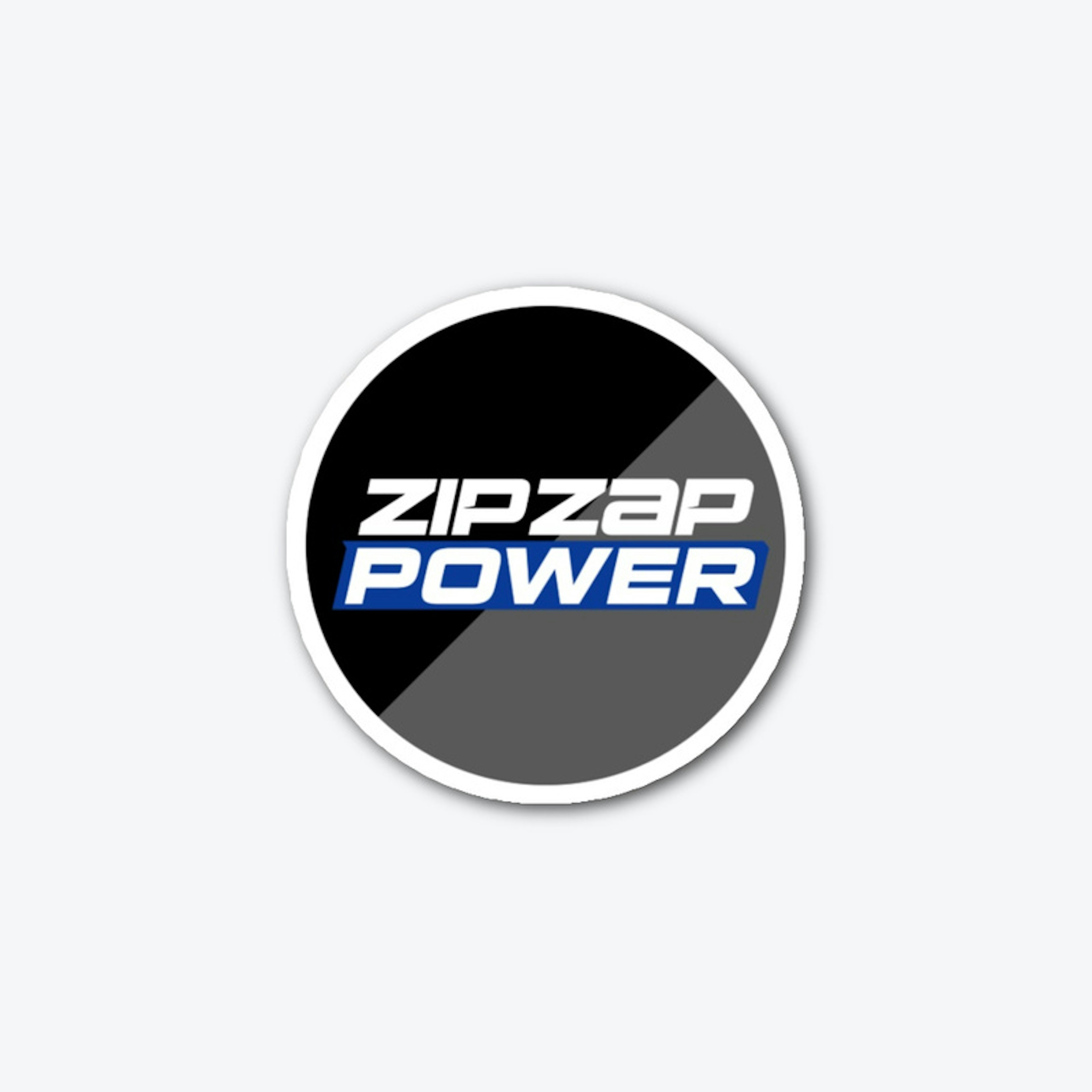 ZipZapPower Logo Sticker